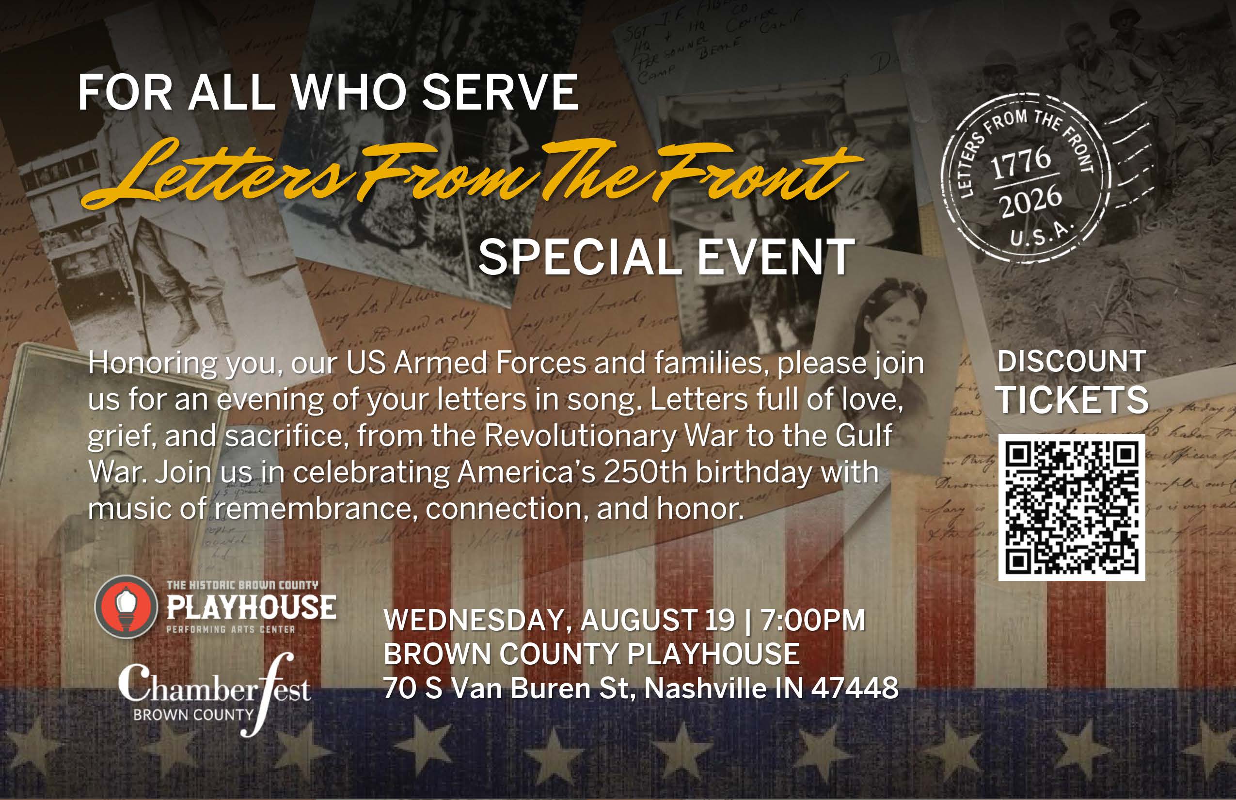 Letters from the Front tickets!